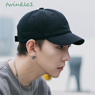 Twinkle1 หมวกเบสบอลลําลอง ผ้าฝ้าย กันแดด สไตล์เกาหลี ฮิปฮอป สําหรับผู้ชาย และผู้หญิง