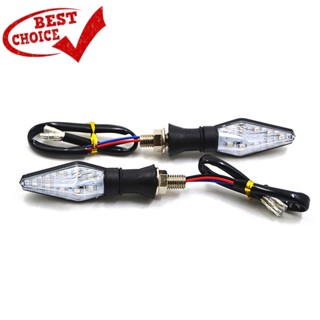 ไฟเลี้ยวรถจักรยานยนต์ 12V LED สองด้าน 2 ชิ้น