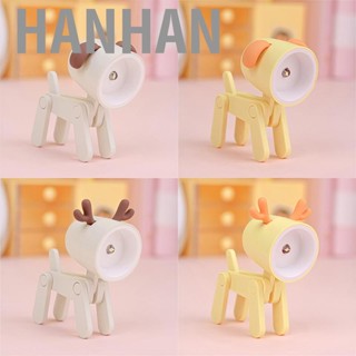 Hanhan Mini Cute Pet Night Light Kawaii  Desk Lamp Ins Mini Cute Little Phone Stand Decorative Furnishing Articles