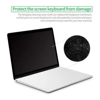 ฟิล์มไมโครไฟเบอร์ กันฝุ่น ทําความสะอาดแป้นพิมพ์ แล็ปท็อป สําหรับ MacBook 2026 Air 13 M5 M4 M1 M2 Pro 13 15 16 นิ้ว