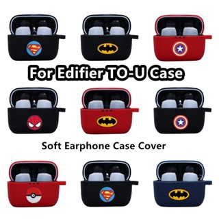【คุณภาพสูง】เคสหูฟัง แบบนิ่ม ลายการ์ตูน สําหรับ Edifier TO-U