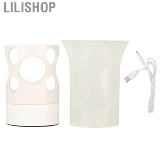 Lilishop Vase Night Light  Fine Workmanship Soft USB Powered Delicate Vase Lamp  for Home