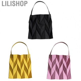 Lilishop Reusable Tote Bag Large  Fashion Polyline Design Shopping Cloth Bag for Home Travelling Office