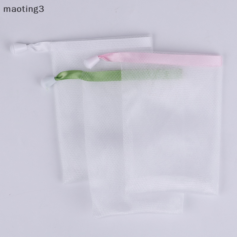 [maoting] ถุงตาข่ายไนล่อน ขนาดเล็ก สําหรับใส่สบู่ [MT]