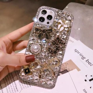 เคสโทรศัพท์มือถือ ประดับพลอยเทียม หรูหรา สําหรับ vivo IQOO Z7X IQOO Z7