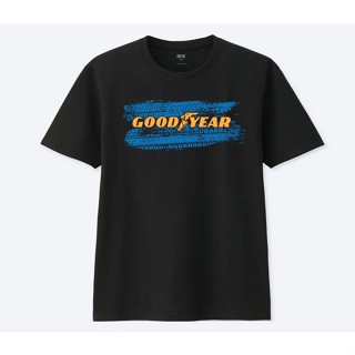  พิมพ์ลาย GOODYEAR 002 TIRE T SHIRT COTTON 100% SIZE M -3XL เสื้อยืด คอกลม ยางกู๊ดเยียร์