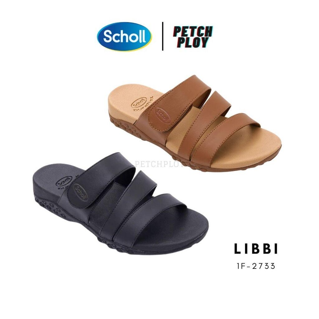 Scholl รุ่น Libbi 1F-2733 รองเท้าแตะผู้หญิงสกอลล์ รองเท้าสำหรับผู้หญิง สายคาดมีสไตล์และสนุกกับการแต่งตัว