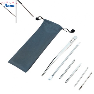 【Anna】6Pcs Stainless Steel/Paracords FID Set/Paracords Lacing Stitching Needle Tool