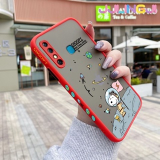 เคสโทรศัพท์มือถือ ซิลิโคนนิ่ม ใส กันกระแทก ลายการ์ตูนอวกาศ สนูปปี้ สําหรับ Infinix Hot 8 Hot 8 Pro X650 X650C