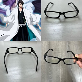 Bleach Aizen Sousuke แว่นตาคอสเพลย์ แว่นตาอะนิเมะ แว่นตาตา ฮาโลวีน คอสเพลย์ เครื่องแต่งกาย อุปกรณ์เสริม