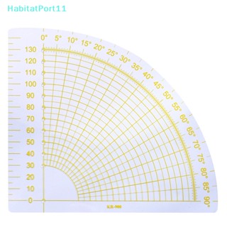 Habitatport ไม้บรรทัดพลาสติก สําหรับเย็บผ้า และผ้าห่ม DIY