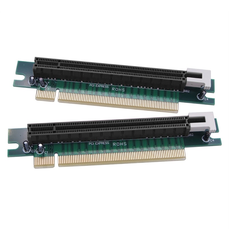 Shas อะแดปเตอร์การ์ด PCIE Express 16X 90 องศา 90 องศา