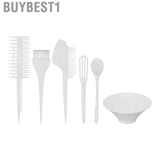 Buybest1 6x  Brush Bowl Set Lightweight Good Elasticity Coloring