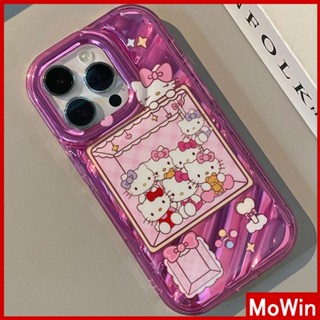 Mowin - เข้ากันได้สำหรับ เคสไอโฟน เคสไอโฟน11 เคส iphone 11 เลเซอร์สะท้อนแสงเคสใส TPU เคสนิ่มถุงลมนิรภัยกันกระแทกแมวกุทัณฑ์น่ารักเข้ากันได้กับ iPhone 13 Pro max 12 Pro Max 11 xr xs max 7Plus 8Plus