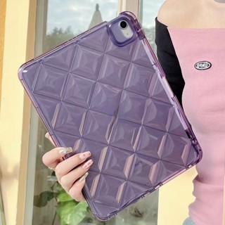 เคสใส TPU พร้อมช่องใส่ดินสอ สําหรับ iPad 10th Generation 10.9 2022 M2 Pro 11 mini 6 Air 4 5 10.9 นิ้ว