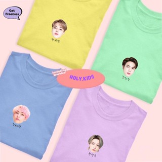  ใหม่เอี่ยมเสื้อยืด พิมพ์ลาย BTS OPPA BTS OPPA BTS Face TAEHYUNG JUNGKOOK JIMIN JIN RM JHOPE SUGA สําหรับผู้หญิง