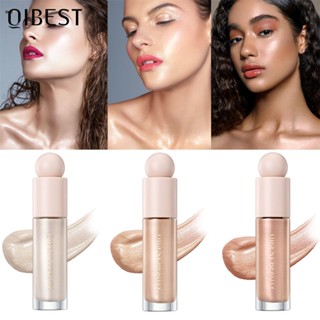 Qibest1pcs Body Highlight Liquid Pearlescent All Body Brightening Liquid High Light Body Brightening Makeup Brightening แต่งหน้า nuuo