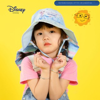 Disney หมวกปีกกว้าง ป้องกันแดด ระบายอากาศ ลายการ์ตูนดิสนีย์น่ารัก เหมาะกับฤดูร้อน สําหรับเด็ก -0618