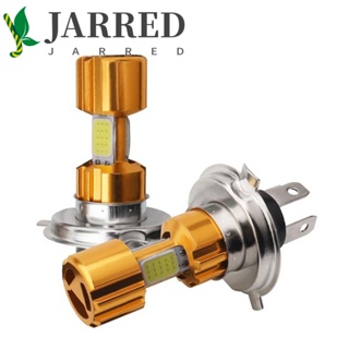 Jarred ไฟหน้ารถจักรยานยนต์ 18W Hi / Lo Beam หลอดไฟ Led 2000Lm สกูตเตอร์มอเตอร์ไซด์ Ba20D H4