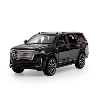 Jgnj โมเดลรถยนต์ Mamba 1: 32 Cadillac Calade อัลลอย โช๊คอัพหลัง แบบดึงเปิด ส่งตรงเวลา สีดํา