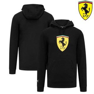 ใหม่ล่าสุด F1 เสื้อกันหนาว มีฮู้ด แขนยาว ลาย Scuderia Ferrari F1 2022 แฟชั่นฤดูใบไม้ผลิ สําหรับผู้ชาย และผู้หญิง 2023