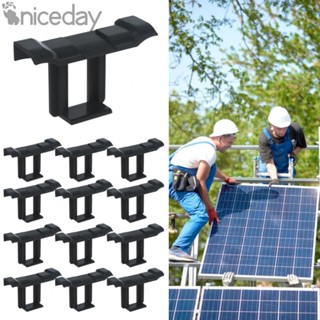 #NICEDAY-Mud Removal Clip 30Pc Anti-aging Plastic Solar Panel Water Drain Diversion Clip