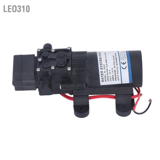 Leo310 ปั๊มน้ำ 0.8GPM DC 12V 1.8A 55PSI Self Priming เครื่องสูบน้ำ Booster Pump สำหรับ RV Yacht Watering