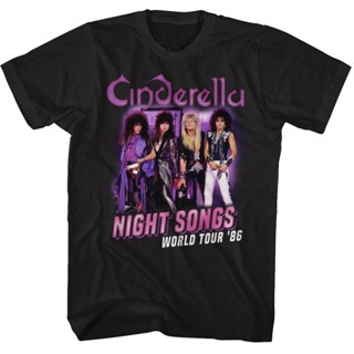 เสื้อยืด พิมพ์ลาย Night Songs World Tour Cinderella