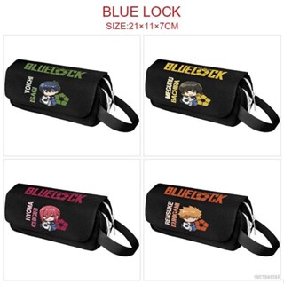 Sy7 BLUE LOCK กล่องดินสอ เครื่องสําอาง ลายการ์ตูนแอนิเมชั่น สองชั้น ความจุขนาดใหญ่ YS7