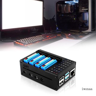 Iwo Case- ชุดบอร์ดขยายบอร์ดไฟ พร้อมสายเคเบิล 40Pin สําหรับ Raspberry pi 4B GPIO