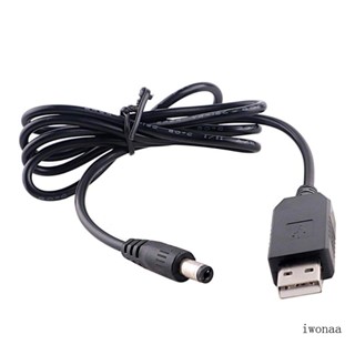 Iwo อะแดปเตอร์แปลงสายชาร์จ USB DC5V เป็น 5V 9V12V สําหรับเราเตอร์ ไฟ LED