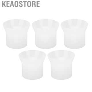 Keaostore Refill Funnel Bottle Filling  Transfer White Round Wide Mouth Lotion for Containers