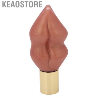 Keaostore Mouth Shape Lipstick Gloss  Moisturizing Pearly Colorful Plumping MNS