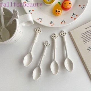 FALLFORBEAUTY ช้อนชาเซรามิค สําหรับชงกาแฟเอสเปรสโซ่