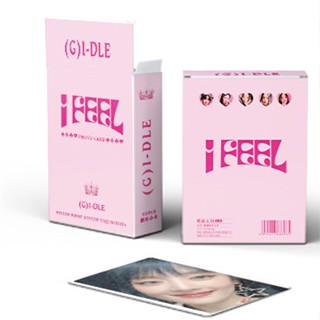 โปสการ์ดเลเซอร์ อัลบั้ม I-DLE I FEEL GIDLE Kpop 50 ชิ้น ต่อกล่อง