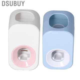 Dsubuy Toothpaste Dispenser  Vacuum Technology Wall Mounted Automatic for Home Bathroom