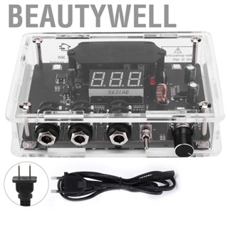 Beautywell Digital Dual Tattoo Machine  Power Supply Transparent Adjustable Source for Body Art 100-230V