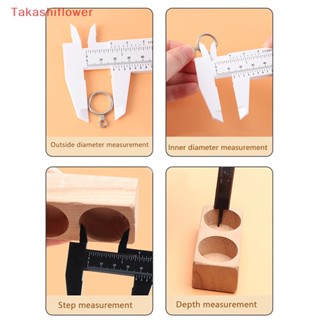 (Takashiflower) เวอร์เนียคาลิปเปอร์ พลาสติก ขนาดเล็ก เส้นผ่าศูนย์กลางความลึก สําหรับงานไม้ โลหะ DIY