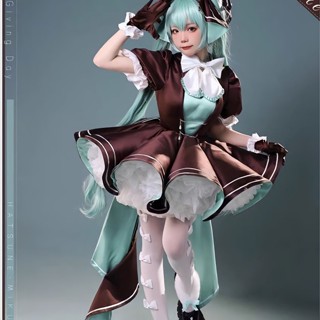 ชุดคอสเพลย์ Hatsune Miku กระโปรงกระต่าย