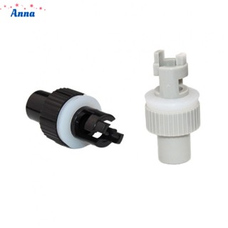 【Anna】Valve Adapter Black Boat Pump Adaptor Durable Easy To Inflate High Strength