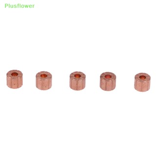 (Plusflower) ใหม่ อะไหล่บูชชิ่งน้ํามัน ฐานทองแดง แบริ่งรูพรุน 10 ชิ้น