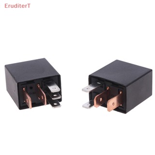 [EruditerT] รีเลย์เตือนภัยรถยนต์ DC 12V 24V 40A 1NO 1NC SPDT 4/5 Pins [ใหม่]