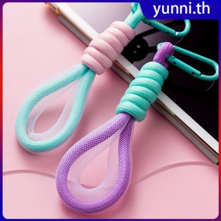 เชือกล็อคพวงกุญแจเชือกถักแถมกระเป๋า carabiner จี้กุญแจรถ Yunni