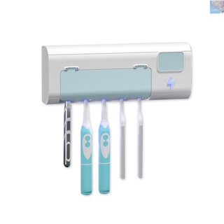 UV  Sanitizer  Holder Wall Mounted with Sterilizer and Timing USB Charging UV  Organizer Cleaner 1500mAh for Ladies Baby Family