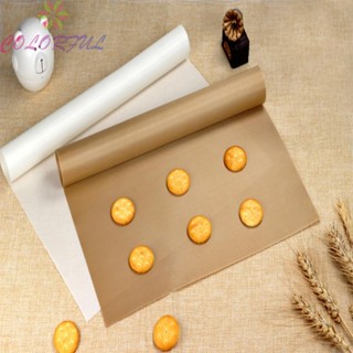 【COLORFUL】Household Baking Paper Baking Sheet Cloth 40x30cm/60cm Eco-warriors Non-Stick