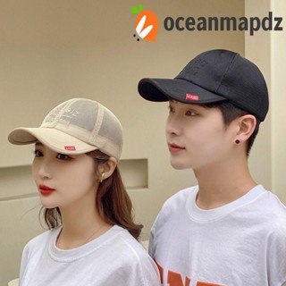 OCEANMAPDZ หมวกเบสบอล ผ้าตาข่าย แบบบาง ปักลายตัวอักษร หรูหรา กันแดด เหมาะกับเล่นกีฬากอล์ฟ สําหรับผู้ชาย