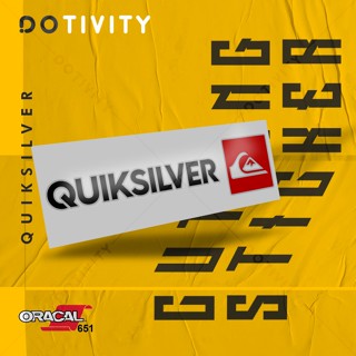 Quiksilver V11 สติกเกอร์ตัด 2 สี