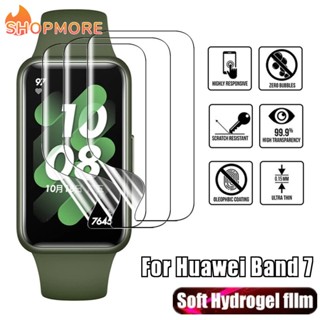 [Marvelous] ฟิล์มไฮโดรเจล TPU นิ่ม แบบใส กันรอยหน้าจอ HD สําหรับ Huawei Band 7