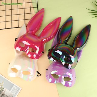 Permanenty 1Pc Women Halloween Bunny Mask Party Supplies Cosplay Props for Half Face Good goods