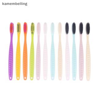 Kamembelling แปรงสีฟันไวท์เทนนิ่ง หัวยาว ขนาดใหญ่ 4 ชิ้น EN